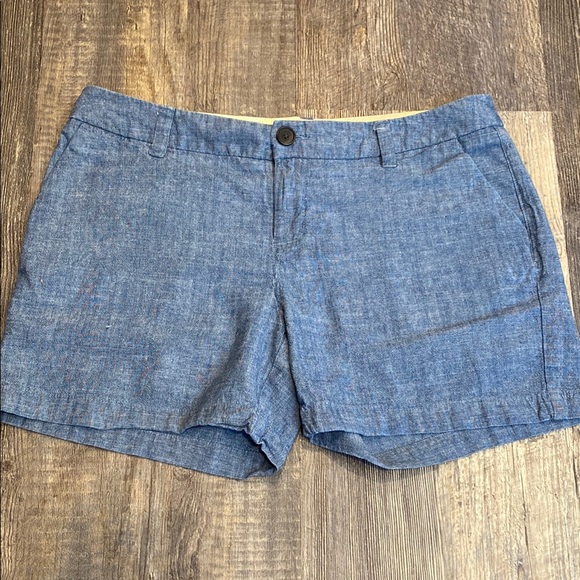 Merona Chambray Blue Women's Shorts - Picture 1 of 3